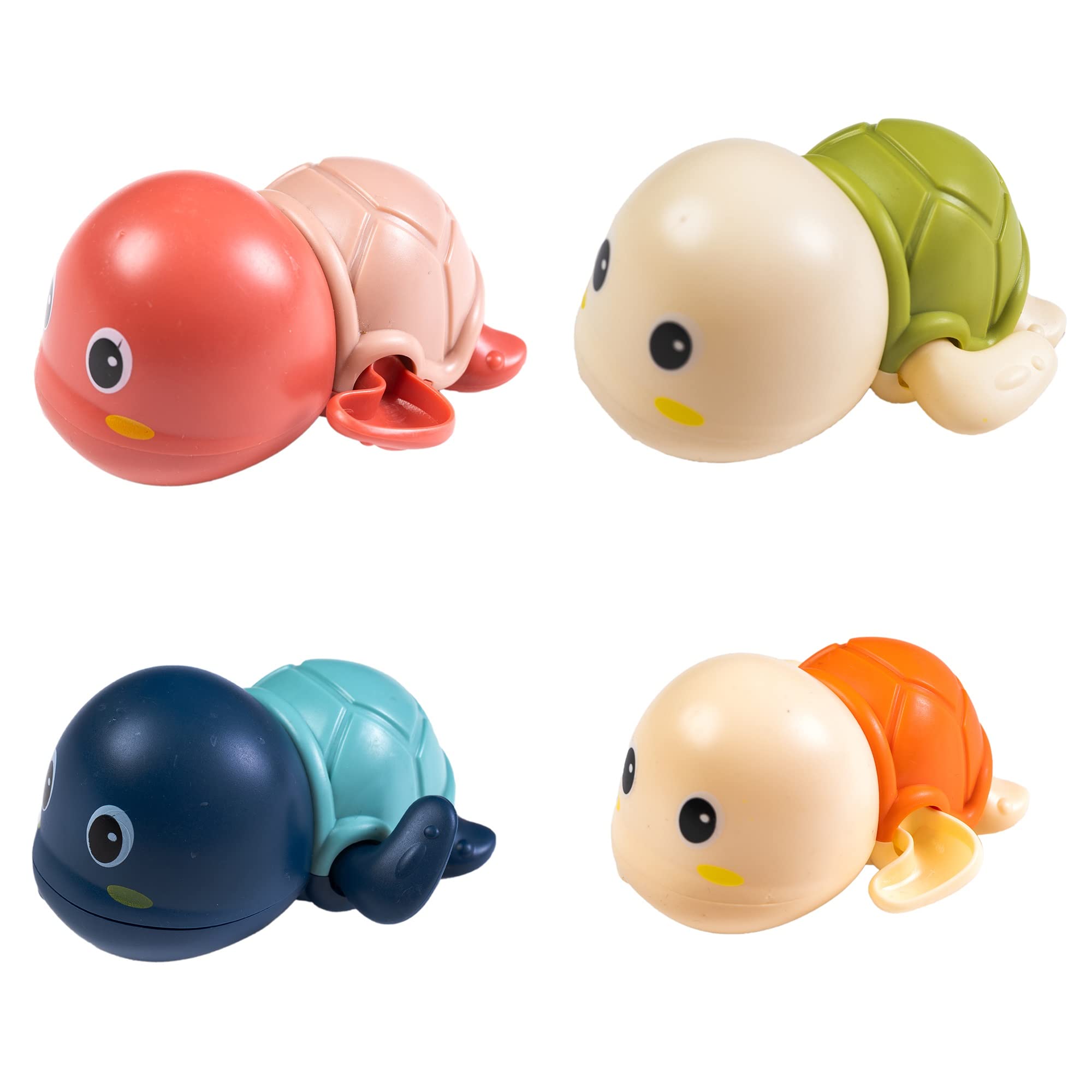 BEAU STUTI Cute Bath Toys Cartoon Animal Tortoise Baby Bath Toy, Bath Toy for Toddlers, Water Toy, Turtle Movement, Floating Wind-Up Swimming Pool Bathtub Bath Toy for Kids Children Boys Girls