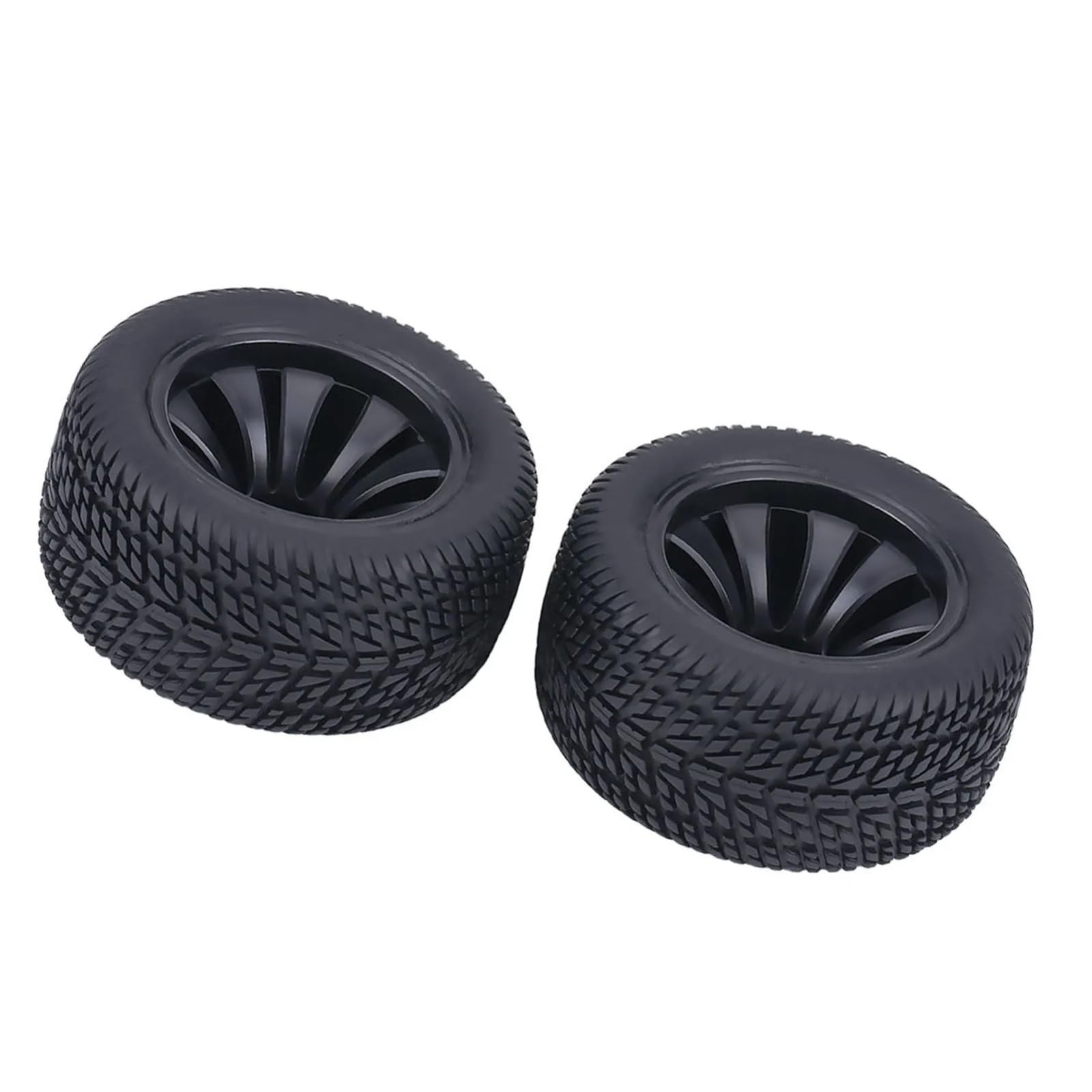 Per Racing 1:12 2 Pezzi Ruote Gomma Pneumatici Plastica Mozzi RC Auto Modello Camion Accessorio Modificato Fuoristrada Veicoli Cingolati