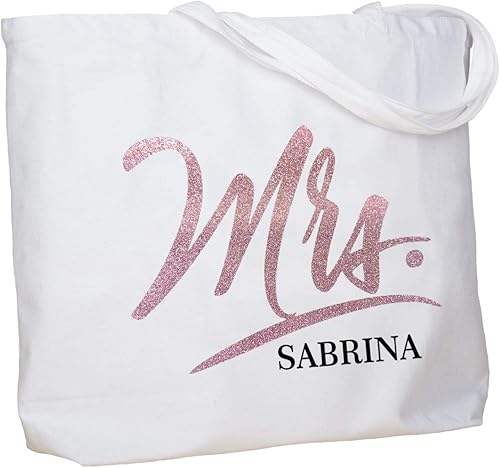 ELEGANTPARK And So the Adventure Begins Wedding Bride Tote Tote de despedida de soltera para regalo de despedida de soltera personalizada, bolsa de