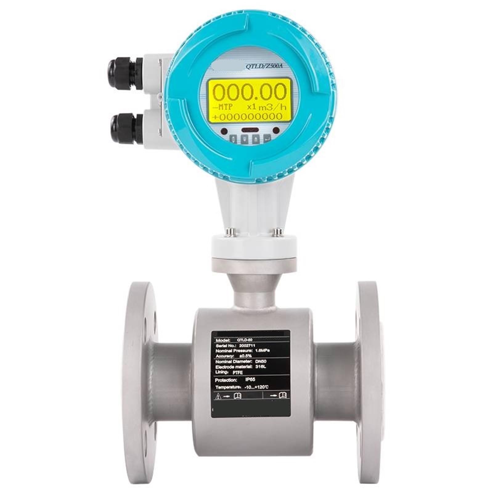 QfUxYYSLD Carbon Steel Flange Water Meter Flow Meters Stainless Steel Integral Liquid Air Oil Flow Meter