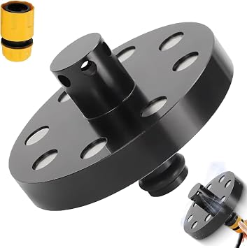 O-Ring Chassis Cleaner Flusher Kit with 360 Spinning Nozzle & Quick Coupling, Chassis Flusher, All-Round Undercarriage Cleaner, Quick and Efficient Cleaning of Wheel Arches&undercarriage