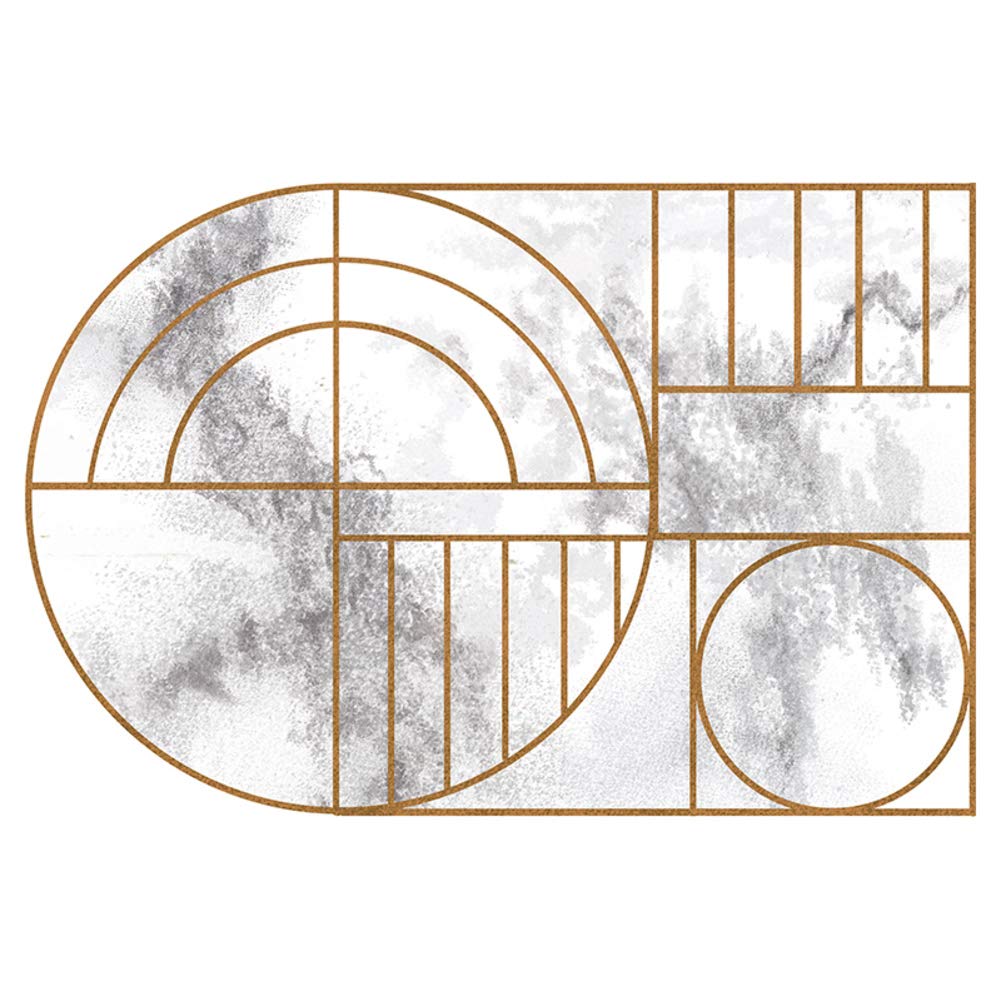 Tapis avec motifs en marbre au design abstrait de prestige