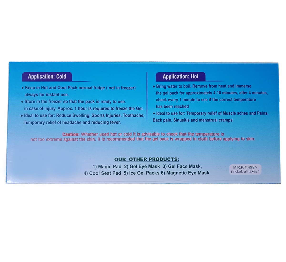 SDERMATECH Hot and Cold Pack Hot Cold therapy for Pain Relief 3