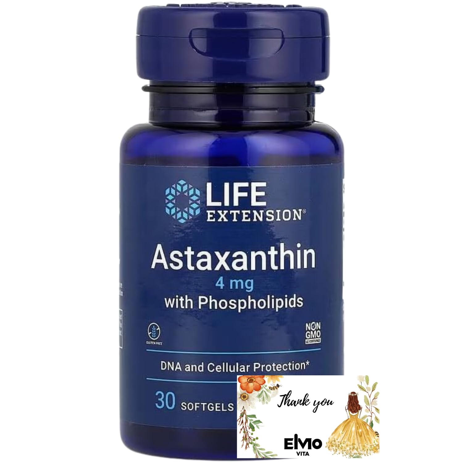 【正規品】リン脂質配合アスタキサンチン 4mg ソフトジェル30粒 EVset