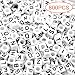 Quefe 800pcs Letter Beads Alphabet Beads with 1 Roll Elastic Crystal String Cord for Jewelry Making for Kids DIY Bracelets, Necklaces(6mm)