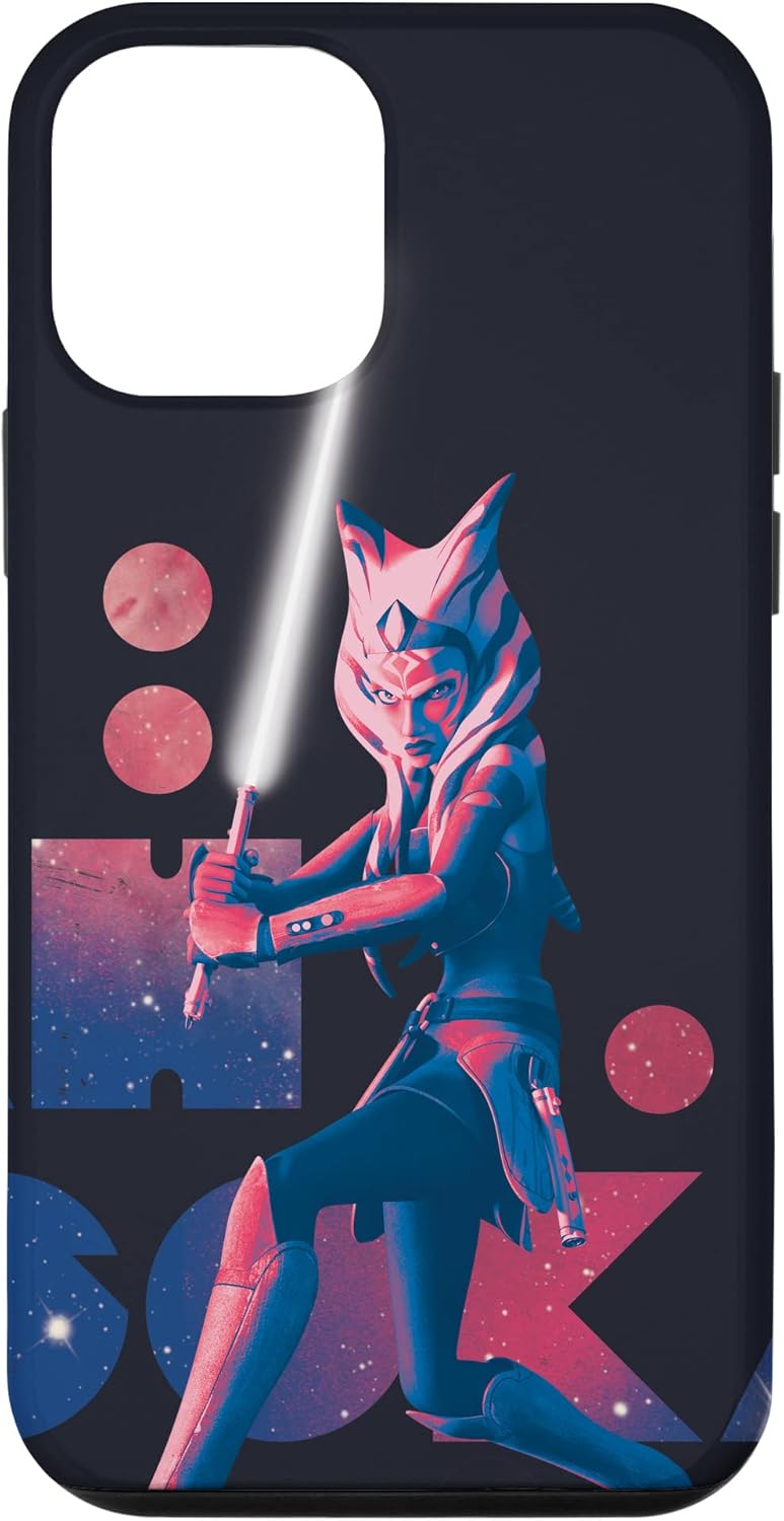 iPhone 12 mini Star Wars The Clone Wars Ahsoka Tano Pink Galaxy Case