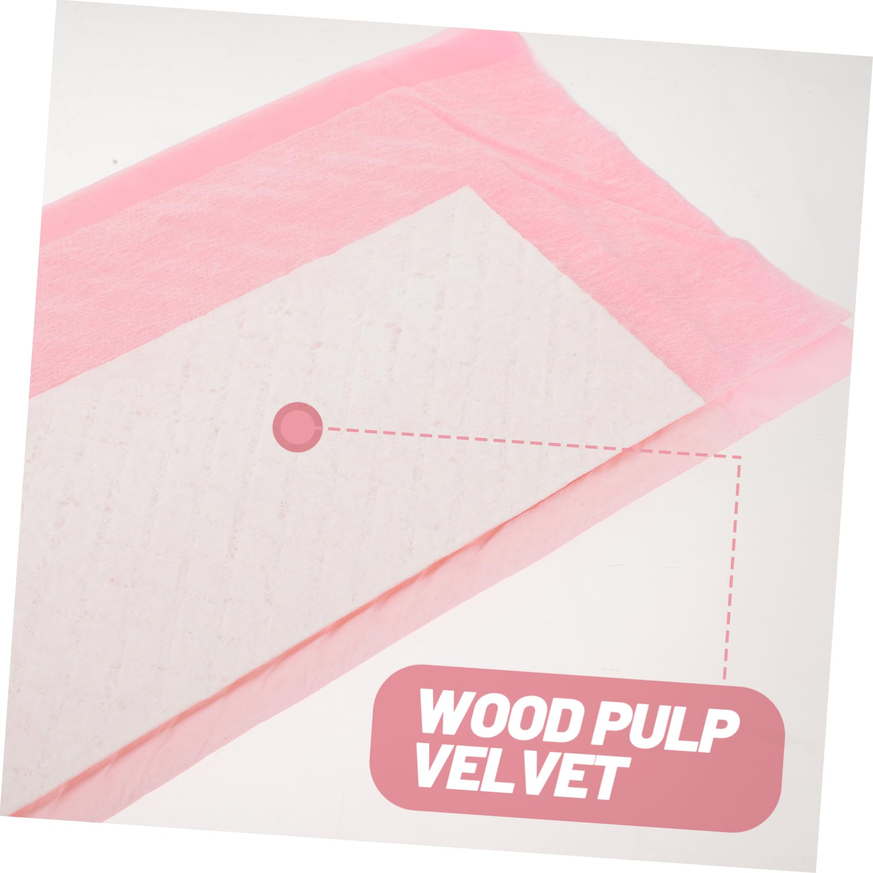 BESPORTBLE Alèse D’entraînement Jetable pour Rat, Absorbante, 1 Paquet | Rose, Film Pe Imperméable à Base de Pulpe, Confort et Chaleur, pour Sommeil et Éducation