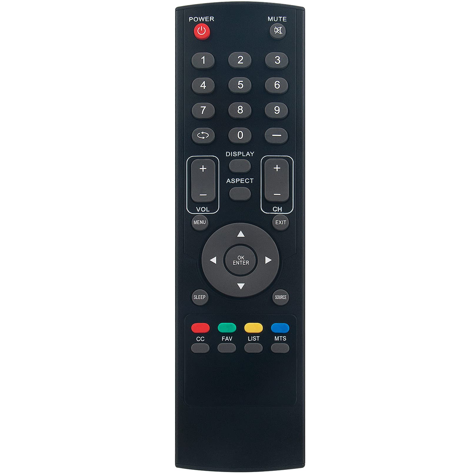 GOTOTOP T&eacute;l&eacute;commande Tv Remplacement De La T&eacute;l&eacute;commande Pour T&eacute;l&eacute;viseur Westinghouse RMT-17 LD