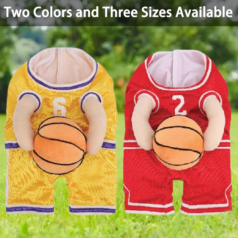 Disfraz deportivo baloncesto para perros, talla grande miniatura 6