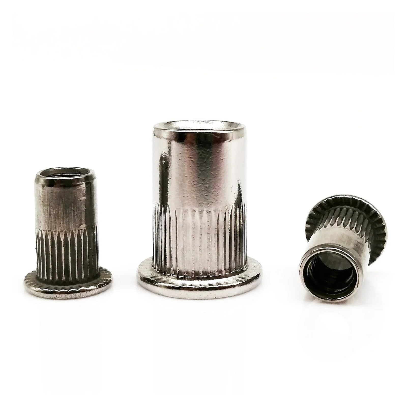 Zestaw narzędzi do nitonakrętek, 304 Nakrętki nitowane z łbem płaskim ze stali nierdzewnej A2-70 M3 do M12, różne opakowania(20pcs M12)