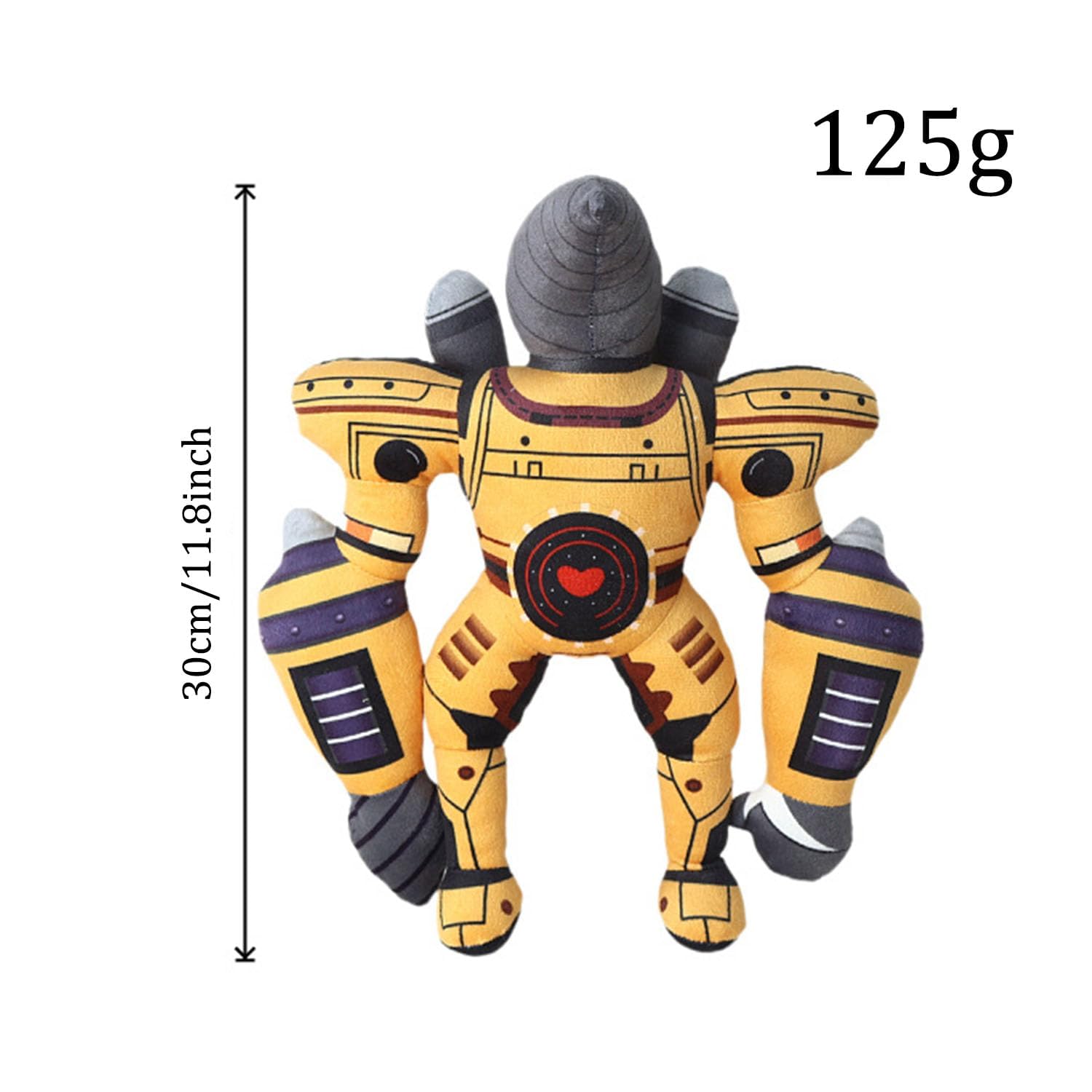 Super JAKES Peluche Skibidi Toilet - Figurine Drôle à Collectionner, Cadeau Anniversaire Et Noël Parfait Pour Enfants