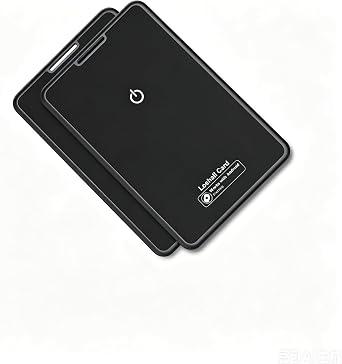 2 Pack Wallet Tracker Card for Android Bluetooth Tracker Work with Google Find HubAndroid Only, IP68 Waterproof, Item Finder for Bags, Keys, Passport