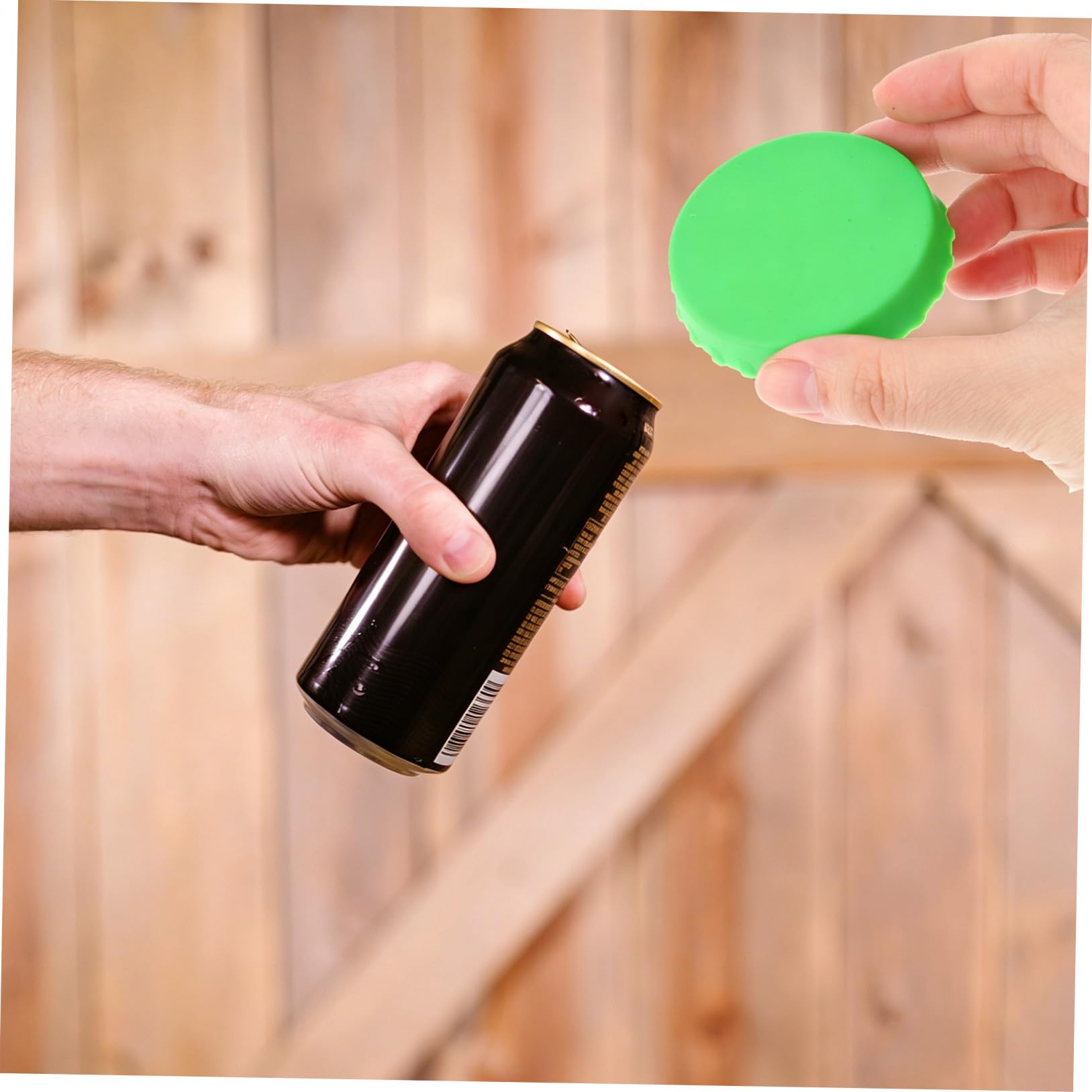 6 Couvercles Canette Silicone Anti-débordement Réutilisables