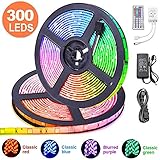 【kdorrku LED Streifen】Durch unsere Spezialisierung auf hochwertige LED-Strips für den professionellen Einsatz, bieten wir ein LED-Strip-Sortiment mit sehr guter Qualität zum günstigen Preis an.Die selektierten RGB-SMD 5050 LED-Chips sorgen für eine sehr homogene Farbmischung und erzeugen so brillante Farben. Mit hellem RGB Farben und 6500k helligkeit wird jeder Raum lebendig.