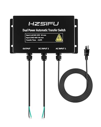 DC 5-60V and AC 100-135V Dual Power Automatic Tranfer Switch
