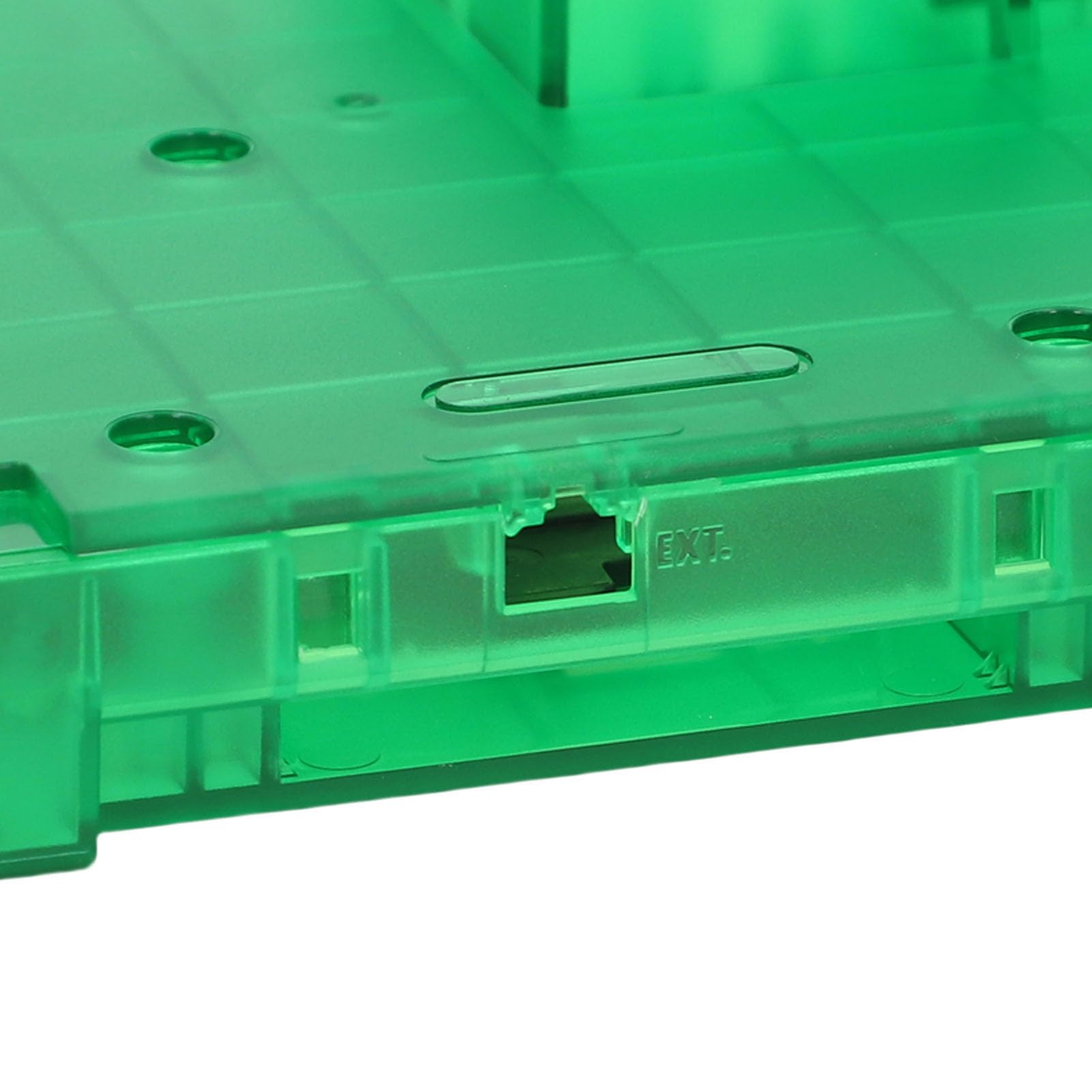 Erchineko Carcasa de Repuesto Translúcida que Absorbe los Golpes y a Prueba de Arañazos para GameBoy Player DOL-017 con Material ABS de Alta Calidad, Fácil Instalación