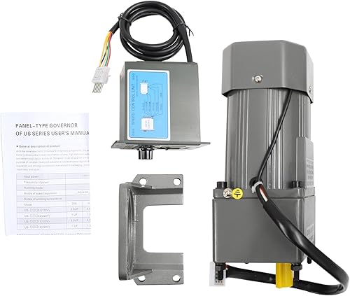 Miniatura 20 de Motor de engranajes eléctrico 120W DC 24V Reductor de engranajes helicoidal Caja de engranajes Motor eléctrico de engranajes RV 50K 35Nm Motor 120W