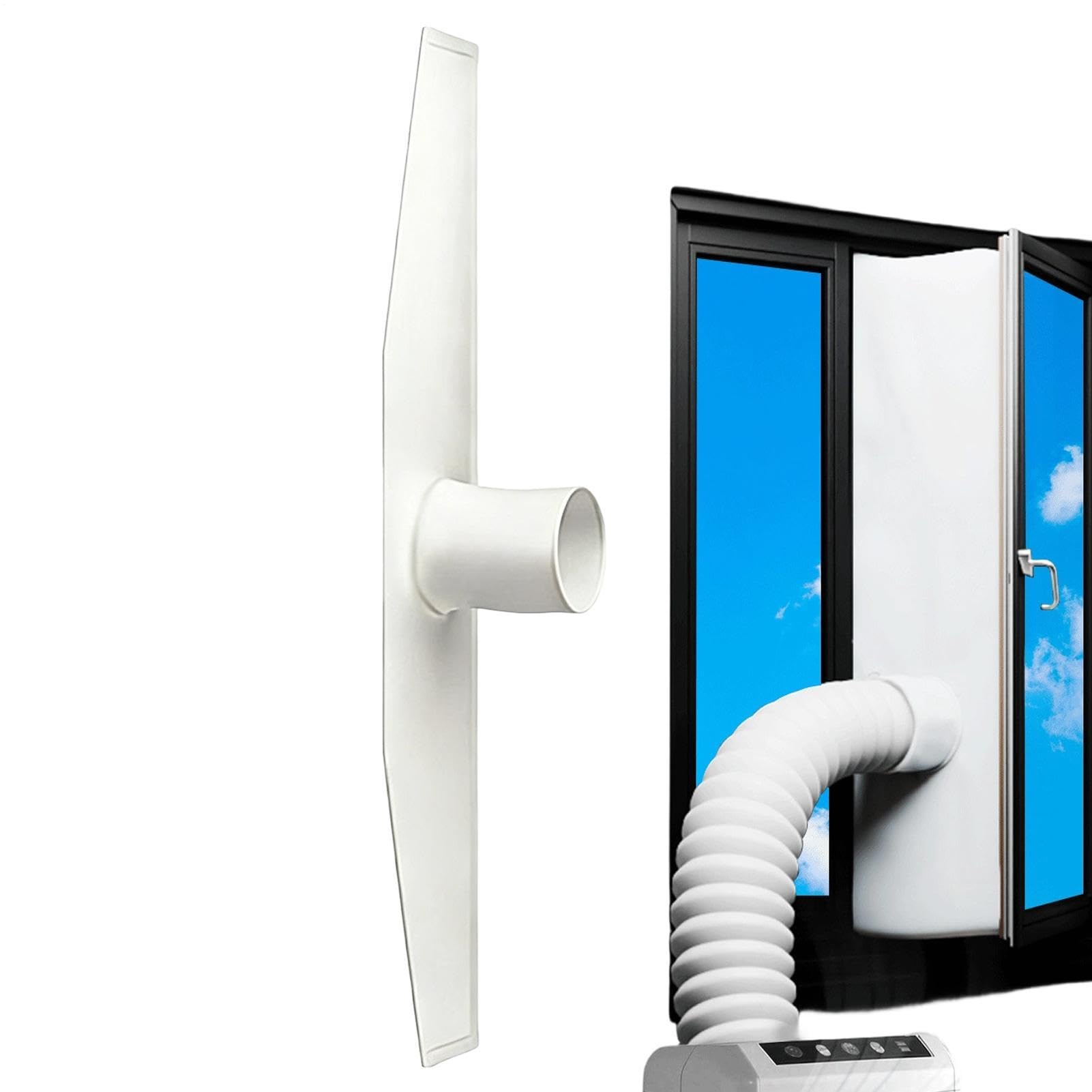 Kit Guarnizione Finestra per Condizionatore Portatile - 400CM Guarnizione Finestra AC Resistente al Calore per Climatizzatore Mobile e Asciugatrice | Guardìa Blocco Sfiato HVAC Universale