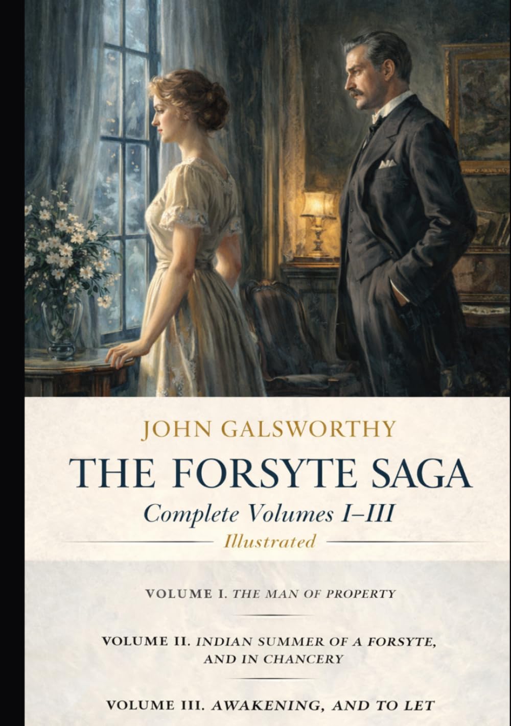 THE FORSYTE SAGA: COMPLETE VOLUMES I–III - Illustrated
