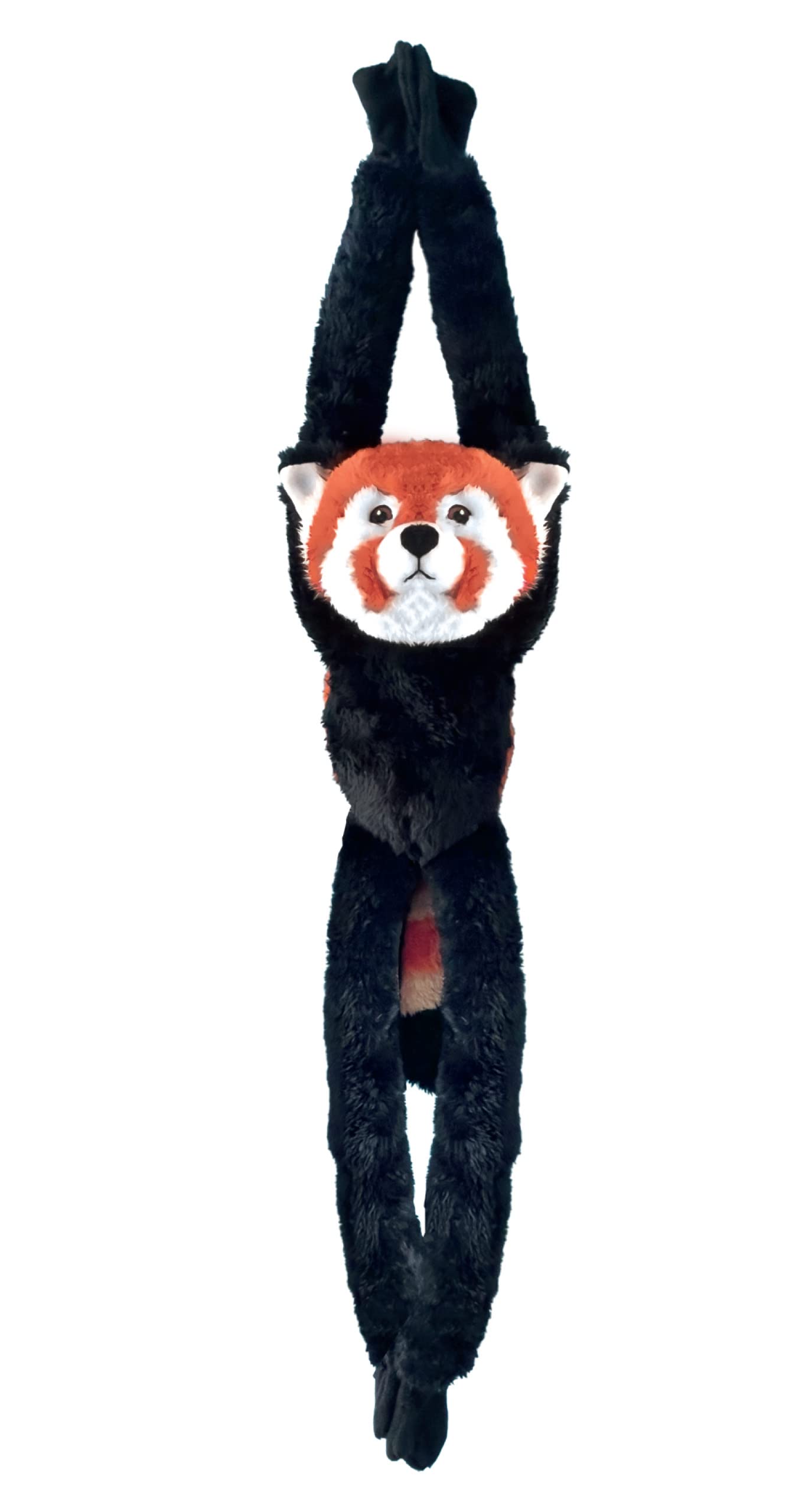 Deluxebase EcoBuddiez Tree Huggers - Pitone Rosso Peluche da Appendere di 72cm realizzato con Bottiglie di Plastica Riciclate. Peluche morbido ed