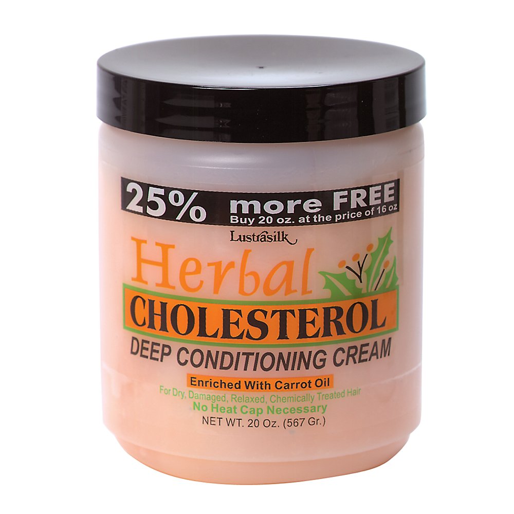 Amazon.com: Lustrasilk Herbal Cholesterol Deep Conditioning Cream Enriched  with Carrot Oil 20.0 oz : Beauty & Personal Care