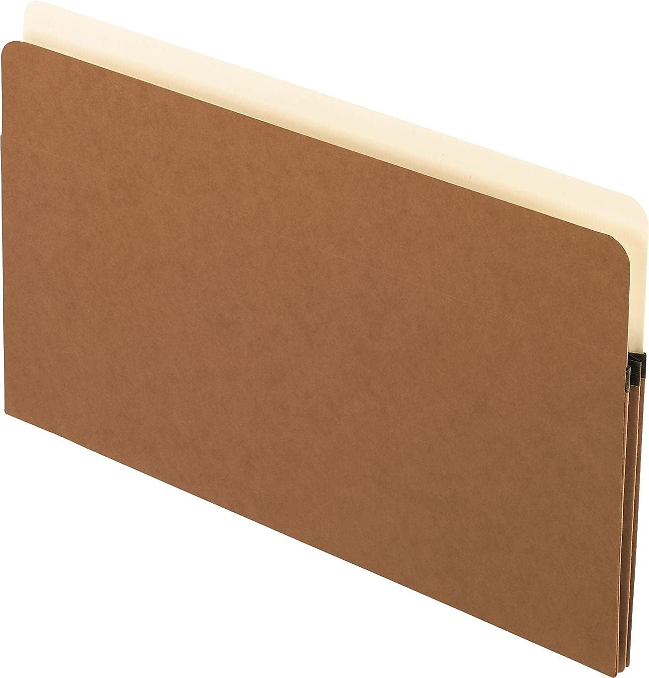 New - 1 3/4 Inch Expansion File Pocket, Manila/Red Fiber, Legal, 25/Box - 1516COX