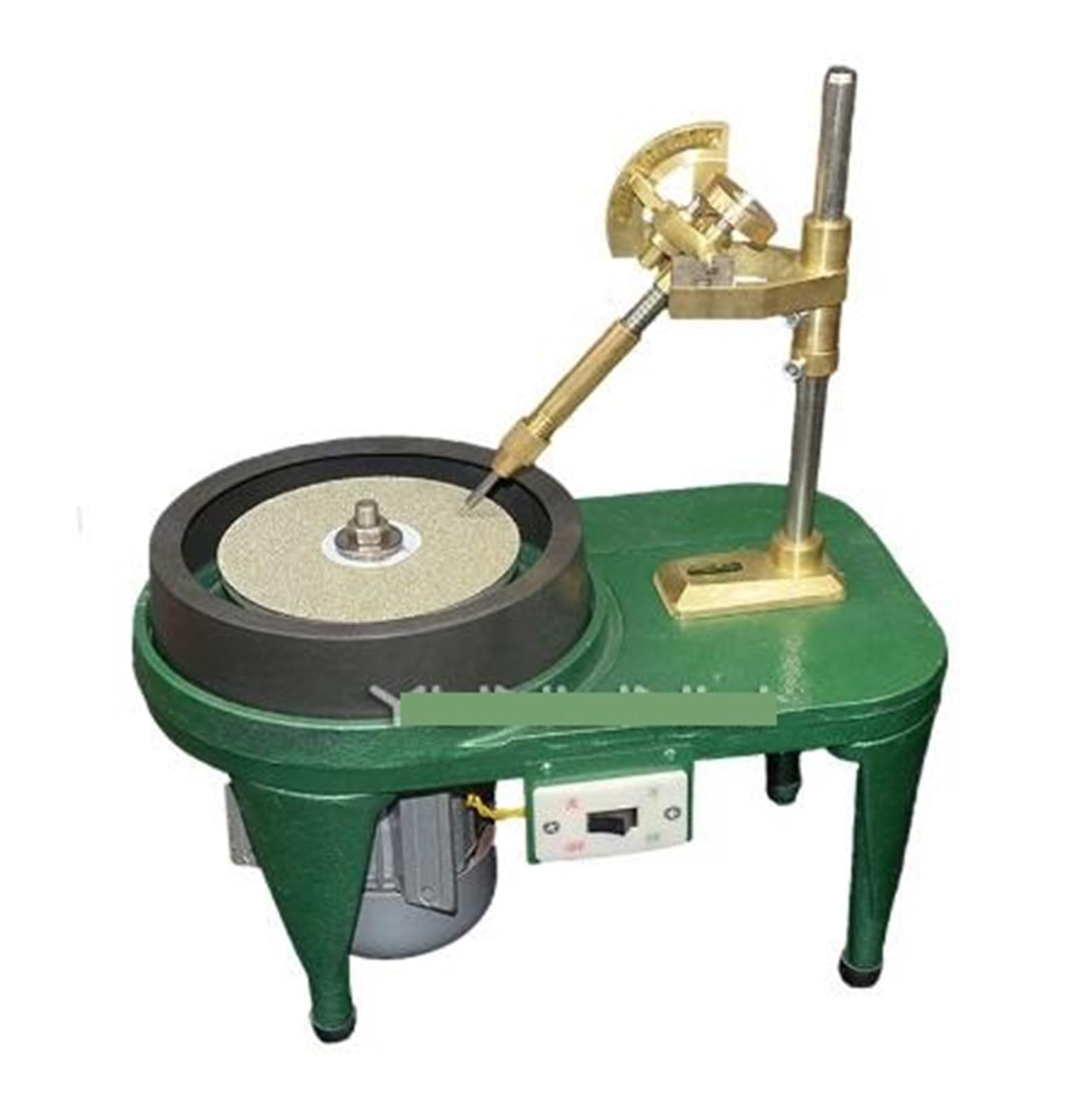 Schmuckpolierer 180-W-Edelstein-Facettiermaschine, Polier-Flachschleifmaschine, Schmuck-Jade-Stein-Winkelmaschine YY(BD)6312(Fixed speed)