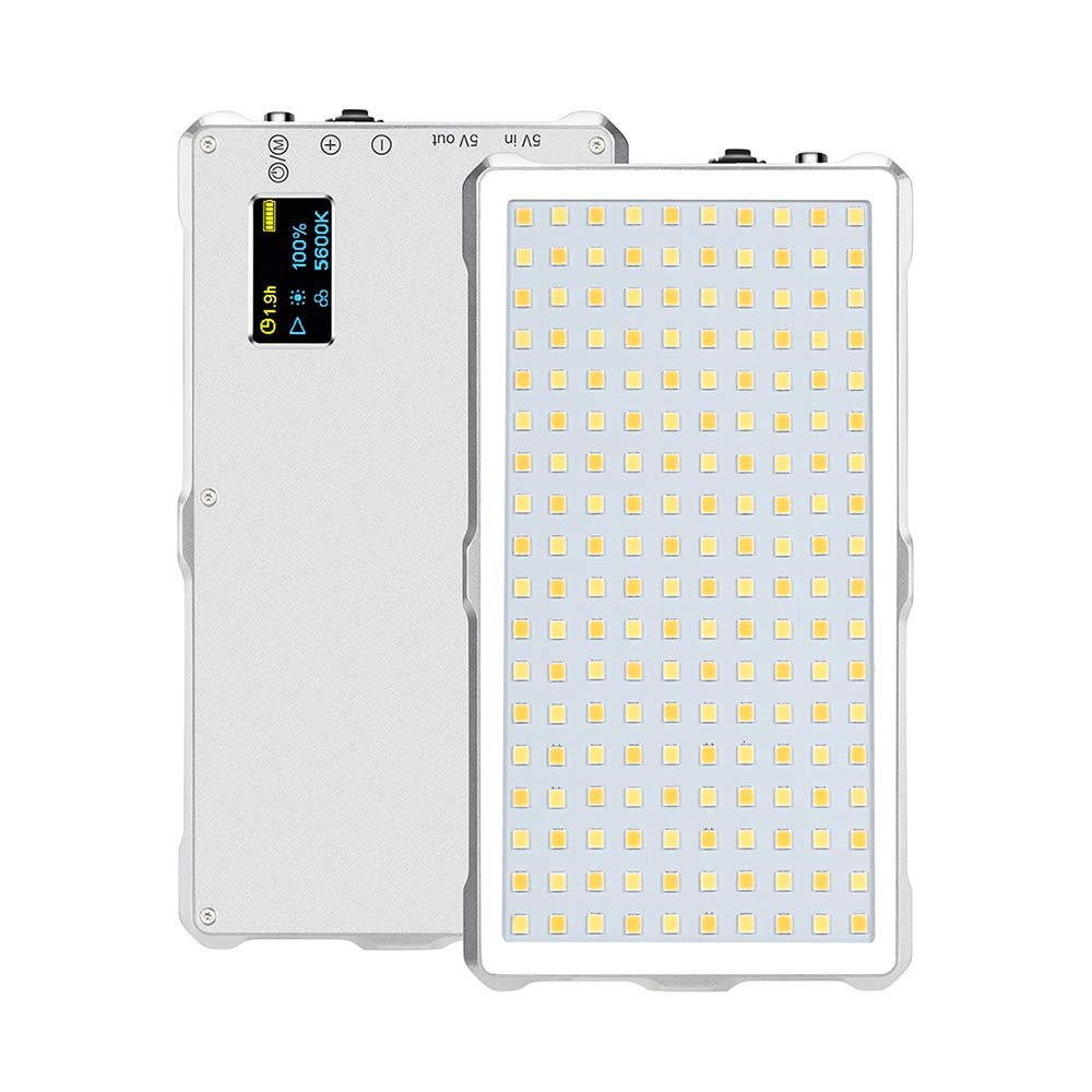 LituFoto F18 Portable LED Video Light Lamp Fill-in Light 3200-5600K for Video Recording Professional