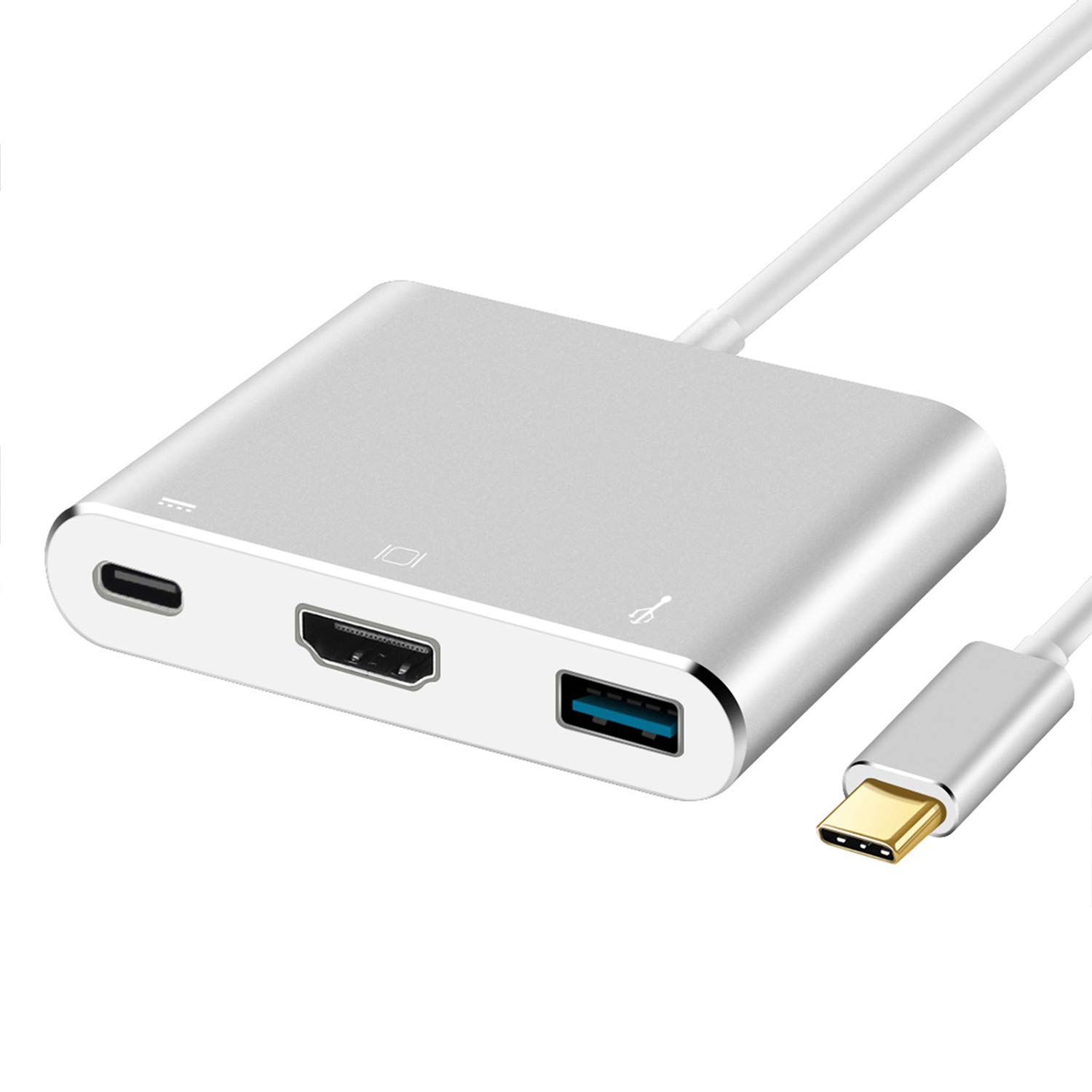 Amazon.co.jp: USB C アダプタ 3 in 1 HDMI 変換 アダプタ タイプC