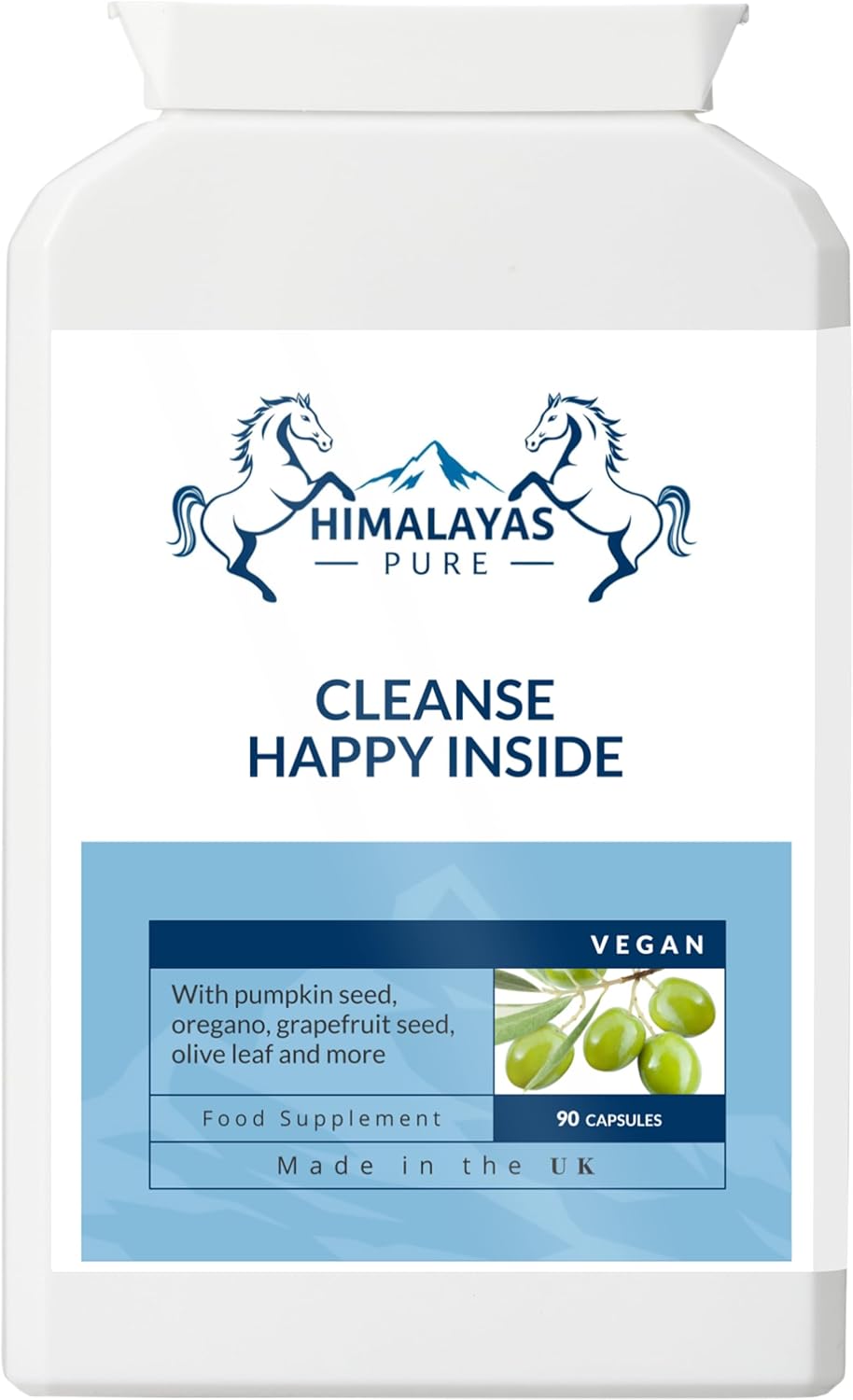 Cleanse Happy Inside – Herbal Gastrointestinal Care & Inner Purity Blend | Natural Digestive Cleanser & Gut Health Support, P-Cleanse 90 Capsules