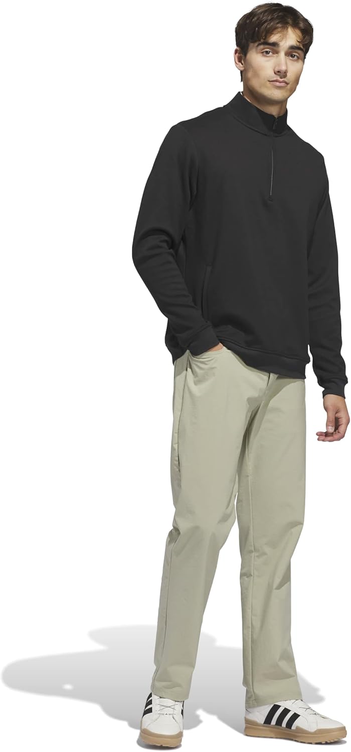 adidas Golf Men's ULTIMATE365+ CLIMAWARM BRUSHED QUARTER-Z