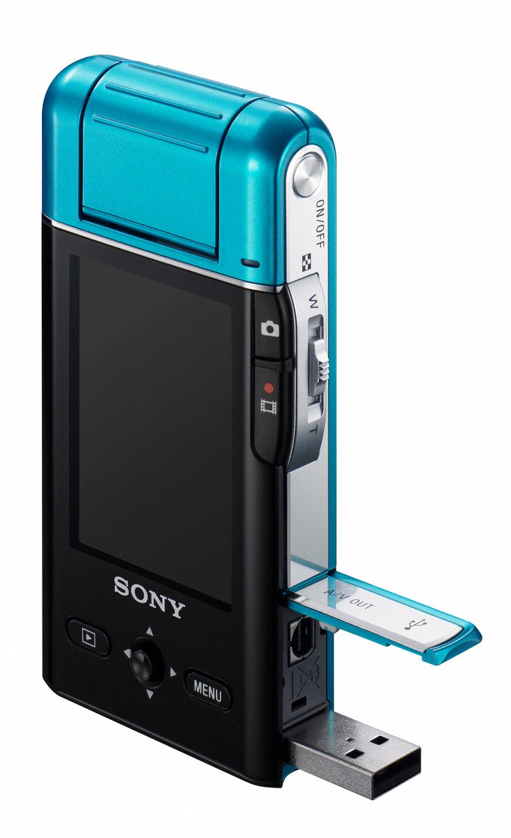 Sony MHS-PM5 bloggie HD Video Camera (Blue) NEWEST MODEL