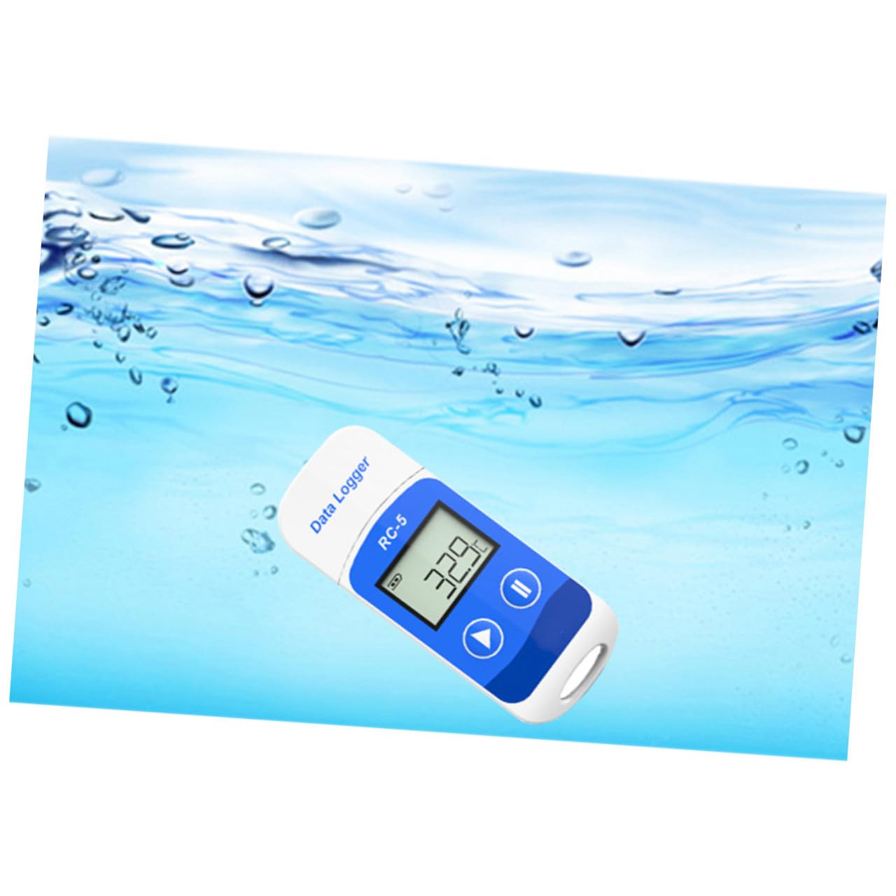 GLEAVI Registratore Di Temperatura Digitale 3200 Registrazioni Mini Termometro Logger Display Lcd Dati Salvati in Formato