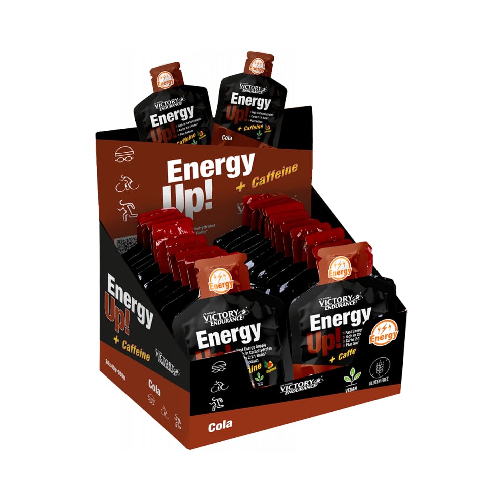 24 x Energy Up Gel with caffeine 40 g Cola