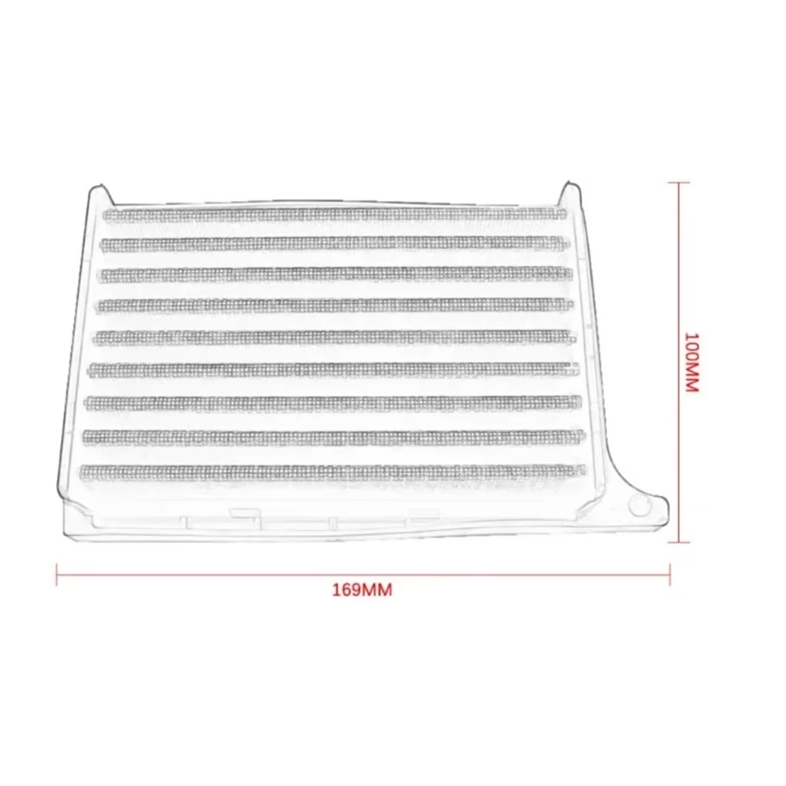 Filtro Aspirazione Aria Moto Per Triumph Per Tridente | 660 2021-2024 Per Tiger Sport 660 2022-2024 Elemento filtrante di aspirazione aria ad alto flusso per moto