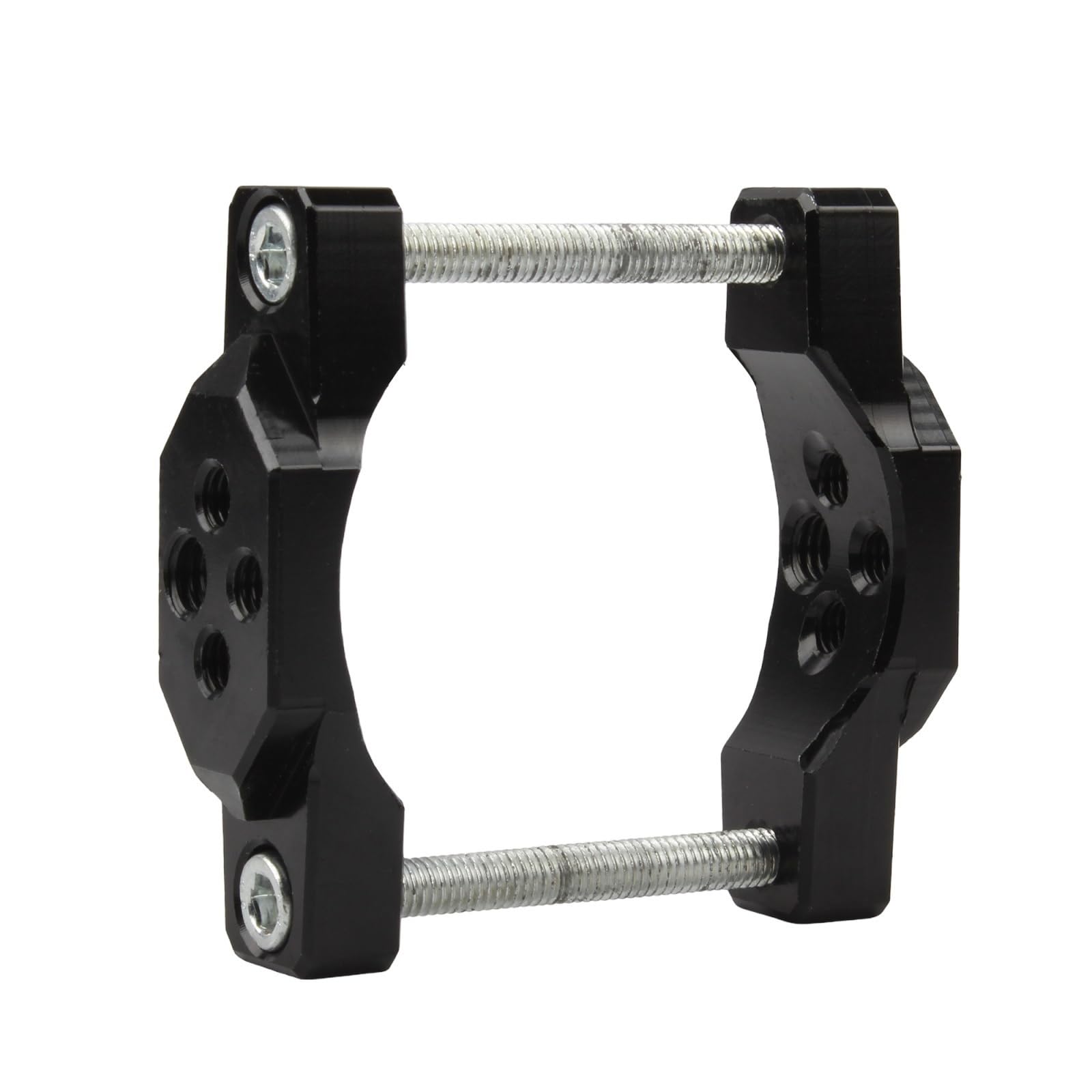 Headlight Bracket Mount Motorcycle Handlebar Bumper Multifunctional Clamp Mount Bracket for Fog Turn Signal Lights 32-54mm(54mm)