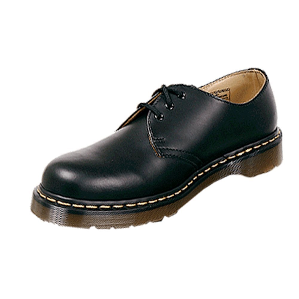 Made In England Martens 1461 Mono Smooth Leather Oxford Black