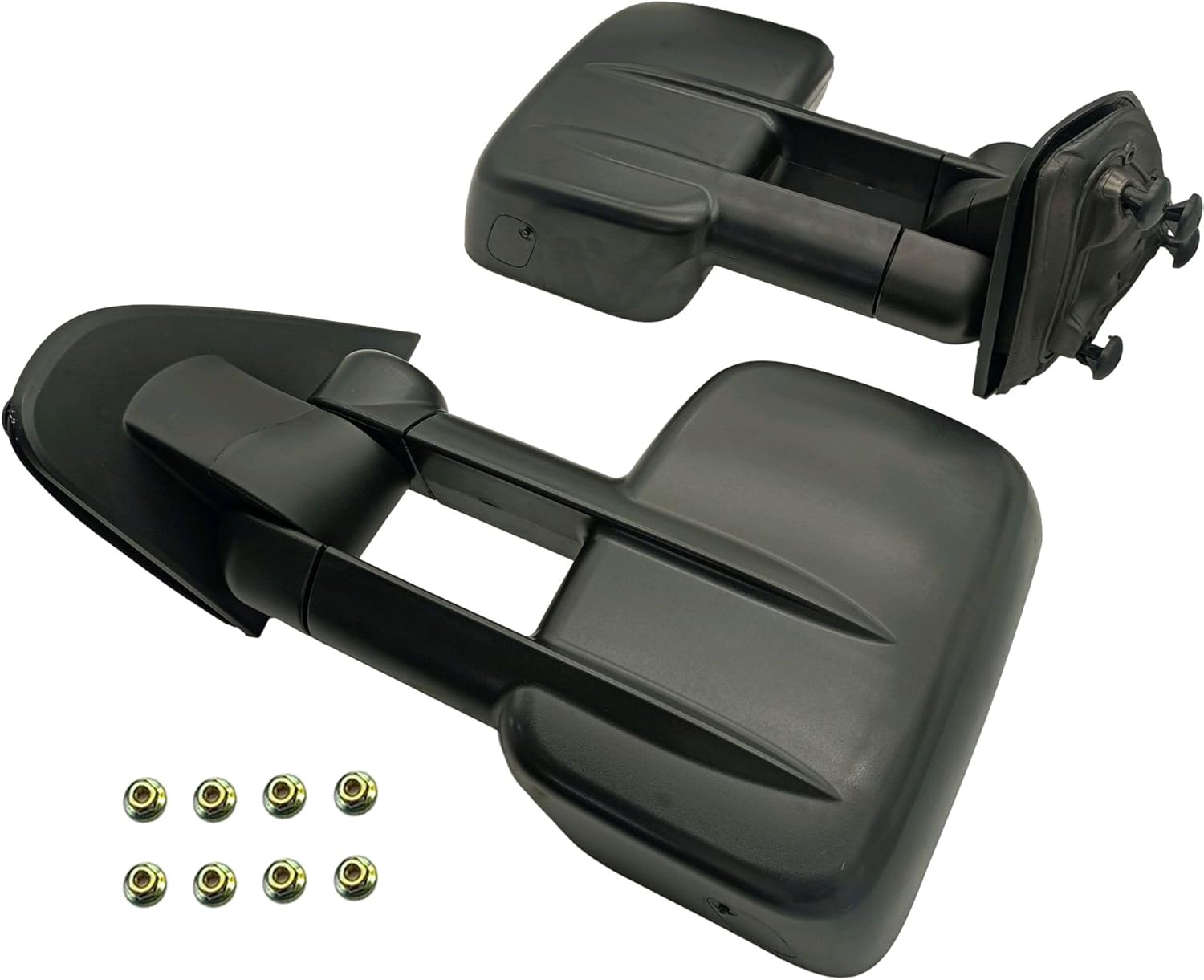 Pair Manual Towing Mirrors For 2014-2018 Silverado Sierra 1500 2500HD 3500HD