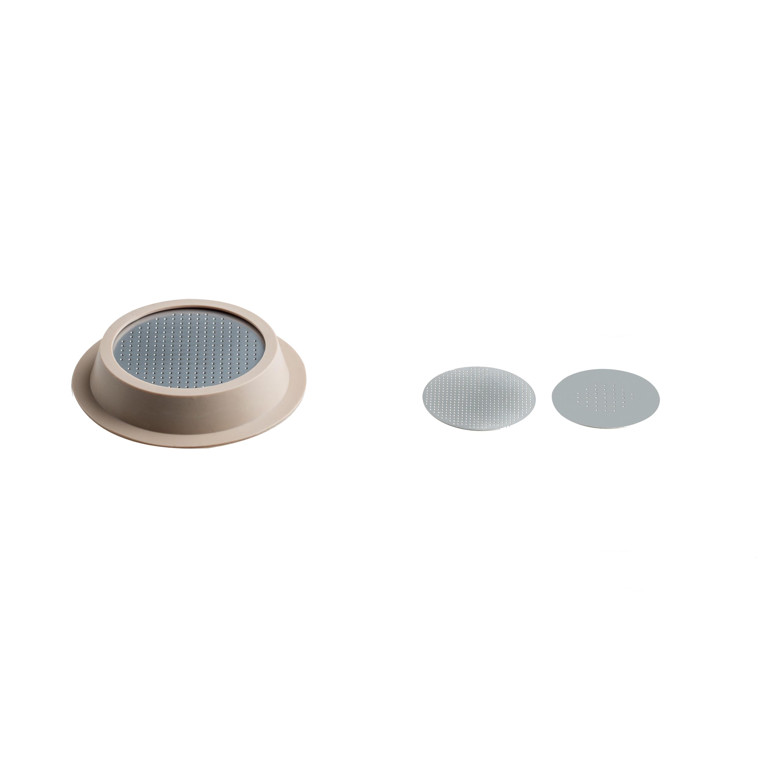 MADAMA - Spare parts kit for refillable and reusable capsule compatible with Dolce Gusto steel 1 cap, 1 large filter, 2 small filters.