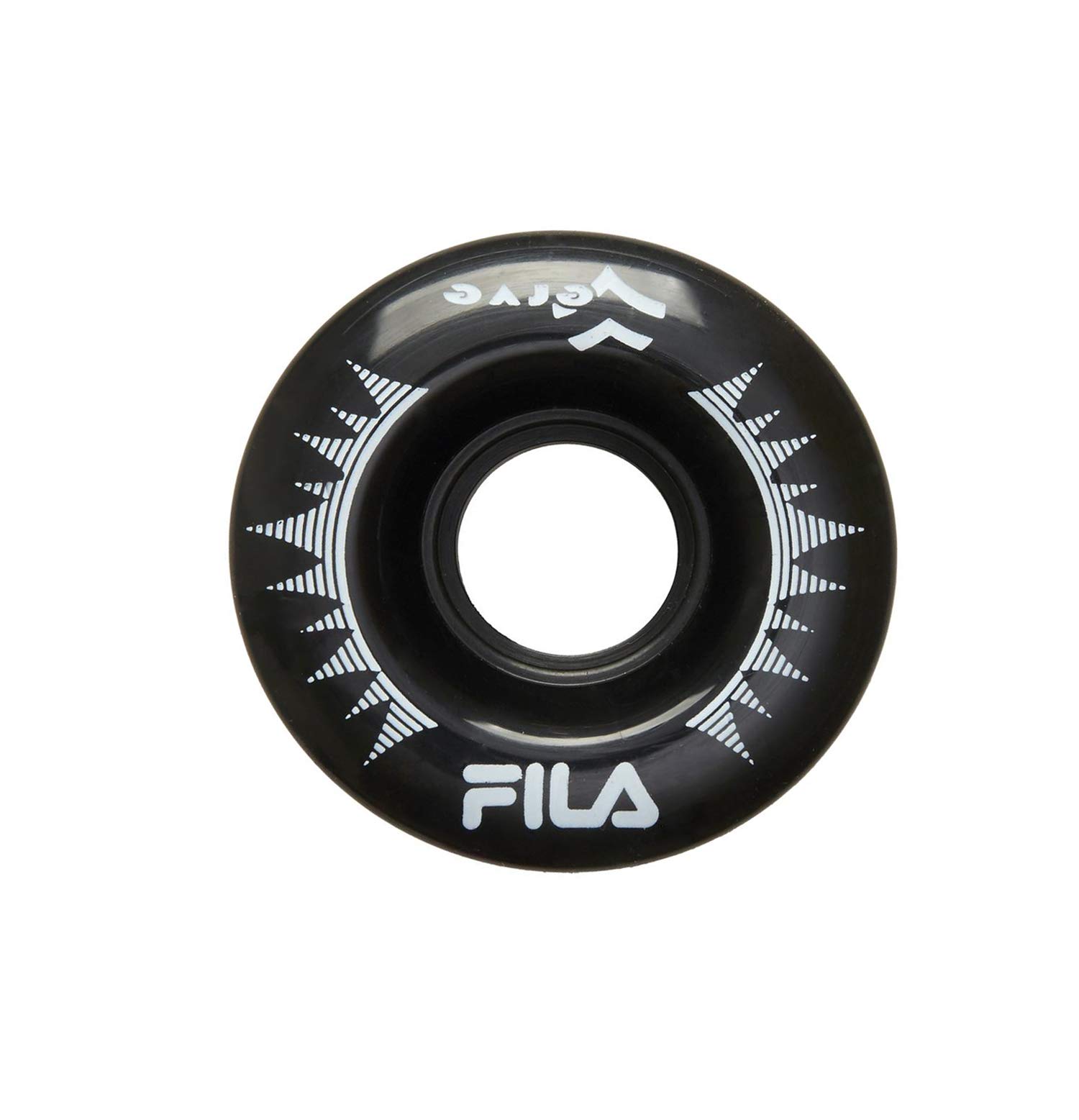 FILA SKATES Roller Wheels, Unisex Children, Unisex - Children, 60751032, Black, 54mm