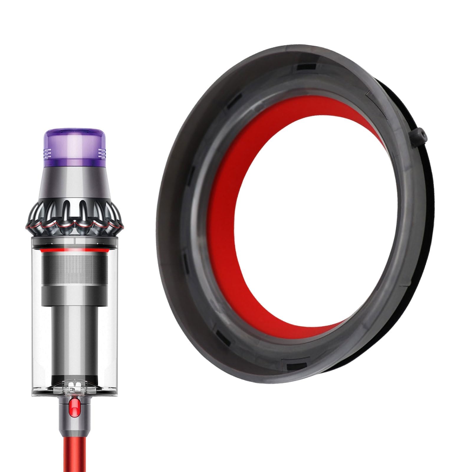 Dust Bin Top Fixed Sealing Ring for Dyson V11 V15,Vacuum Cleaner Dust Bucket Replacement Parts,V11 V15 SV14 SV15 SV22 Bin Parts,Vacuum Cleaner Repair Accessories