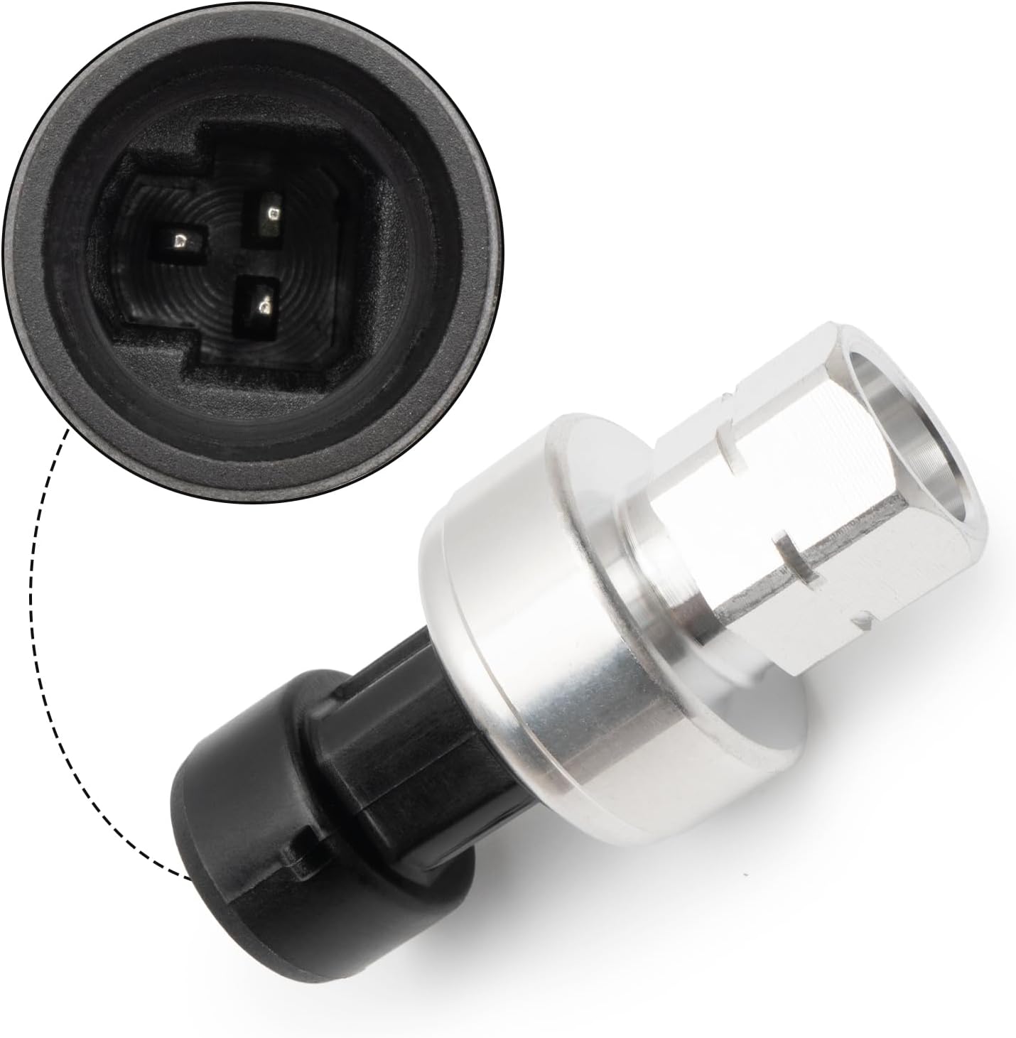 13502758,Refrigerant Pressure Switch Compatible with Buick,Cadillac,Chevrolet,Ford,GMC,Hummer,Isuzu,Mercury, Oldsmobile,Pontiac,Saab,Saturn.Allure,Cascada,Century,Enclave,Lacrosse,Lesabre,Rainier