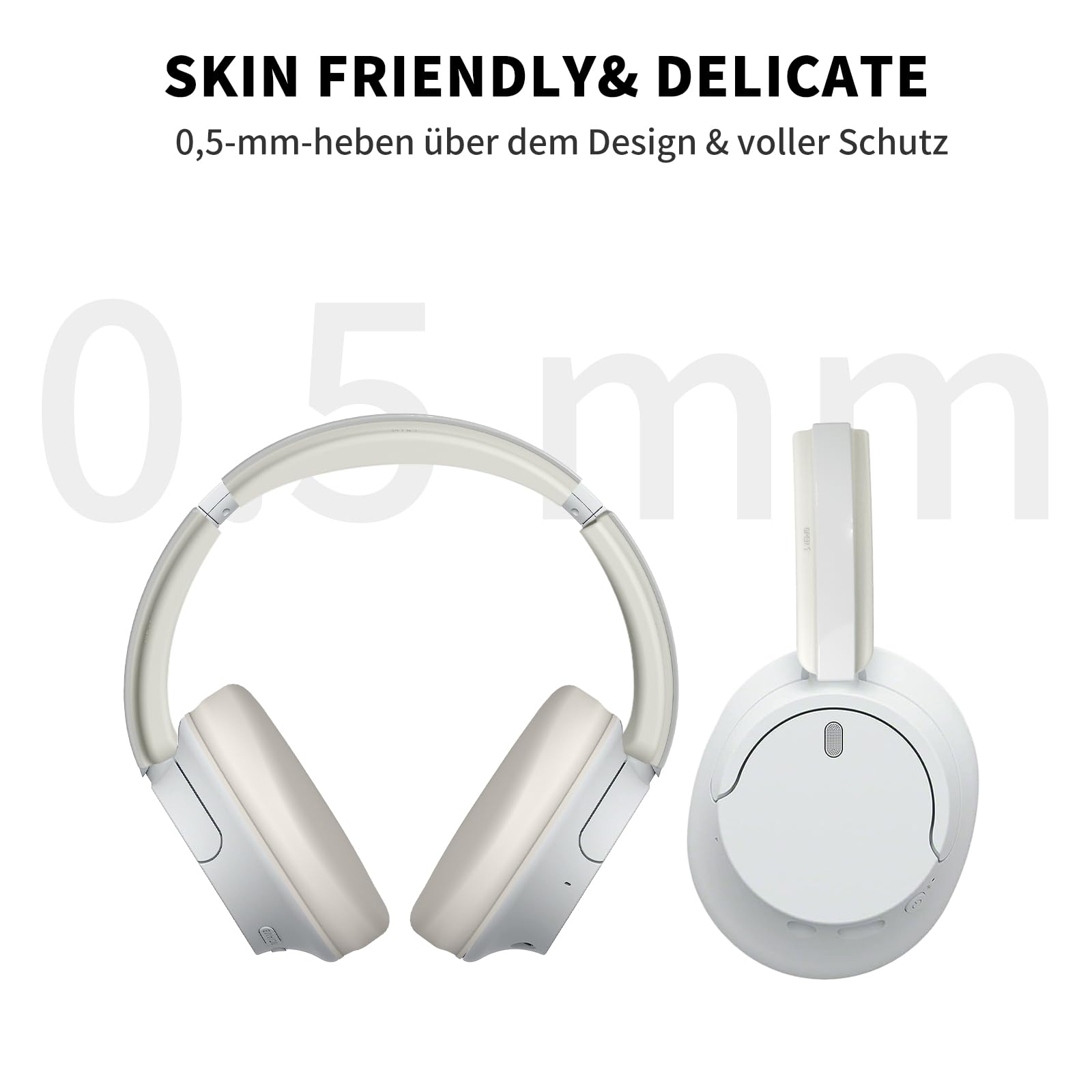 Funda de silicona para Sony WH-CH720N, resistente a los arañazos, portátil, ultraligera, cubierta de almohadilla/banda para la cabeza, funda de silicona suave compatible con Sony WH-CH720N