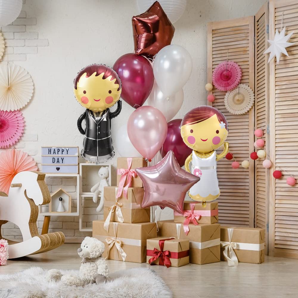 Globos Para Boda De Novios Globos De Helio Novio Y Novia