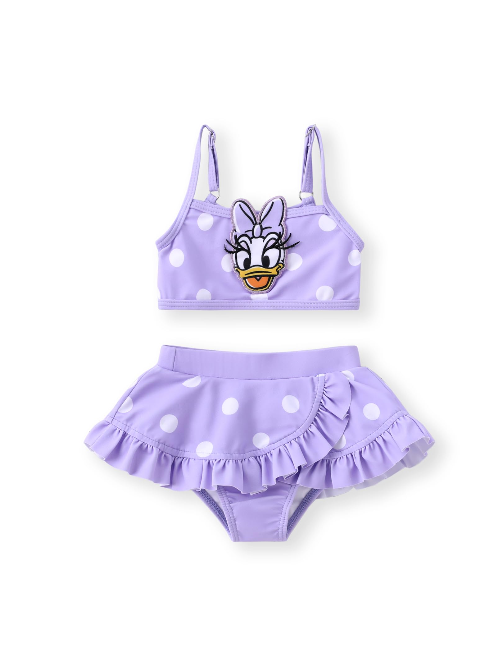 Disney Pricncess Moana Ariel Mickey and Friends Toddler Girls 2 Piece Tankini Bathing Suits Summer Rash Guard Swimwear