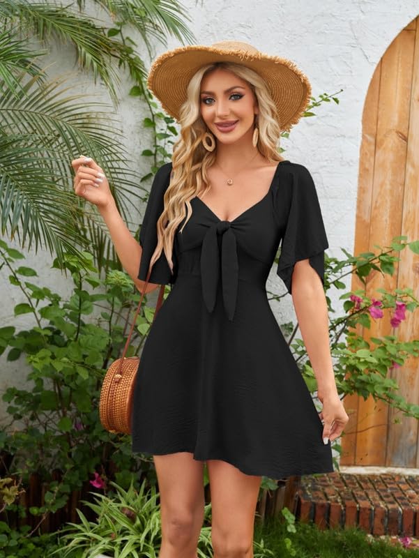 Robe de plage courte et décontractée pour vos vacances d'été - 3