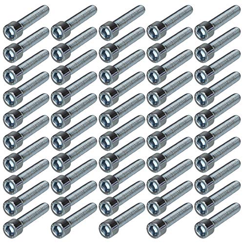 ALPIDEX 50 Zylinderkopfschrauben M10 x 50 mm DIN 912 verzinkt 8.8 Innensechskant