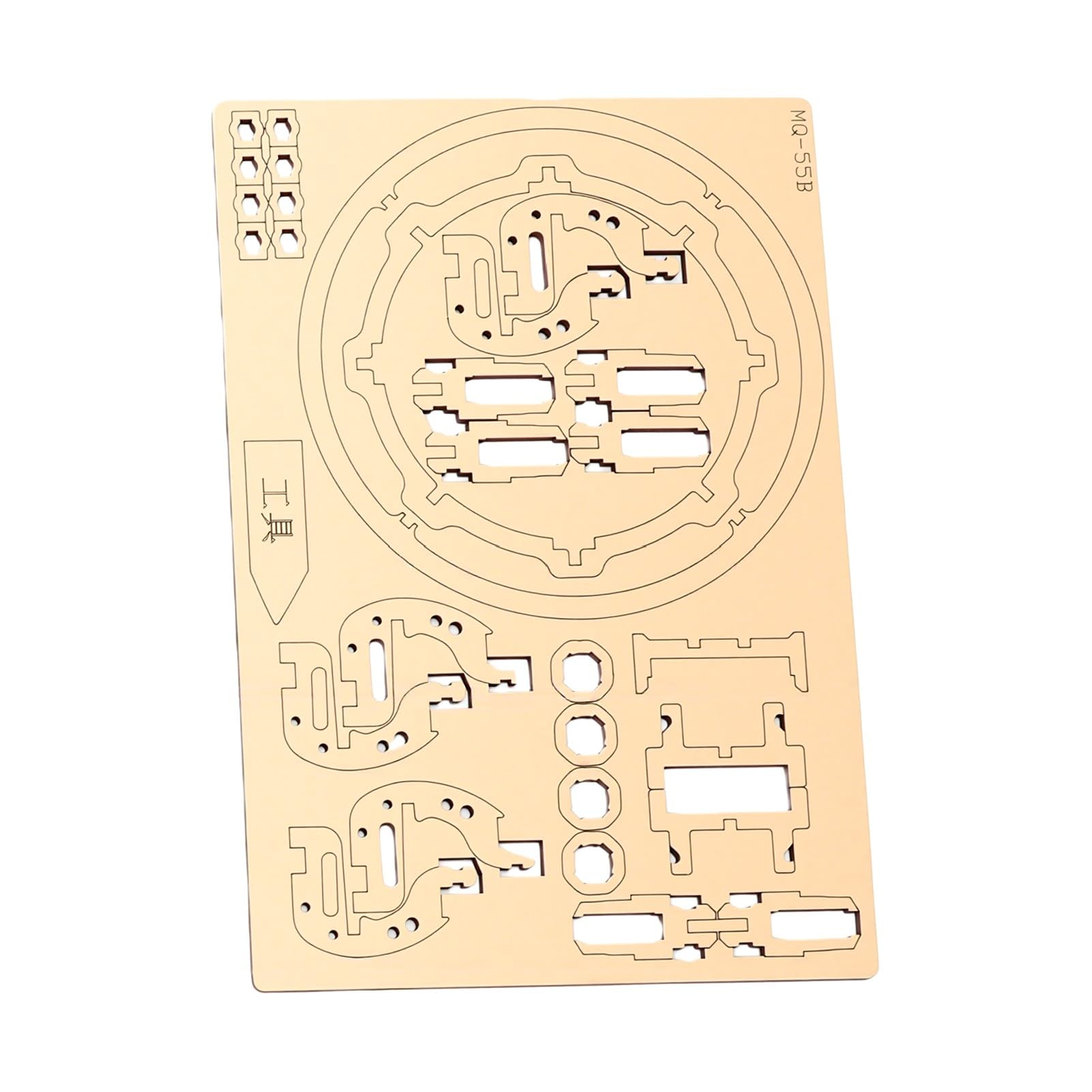 Gugxiom Kit Modello Drone in Legno Fai da Te 3D Building Blocks Quadcopter STEM RC Educativo Drone con una Chiave Decollo Arresto di Emergenza 3 Impostazioni di velocità Giocattolo