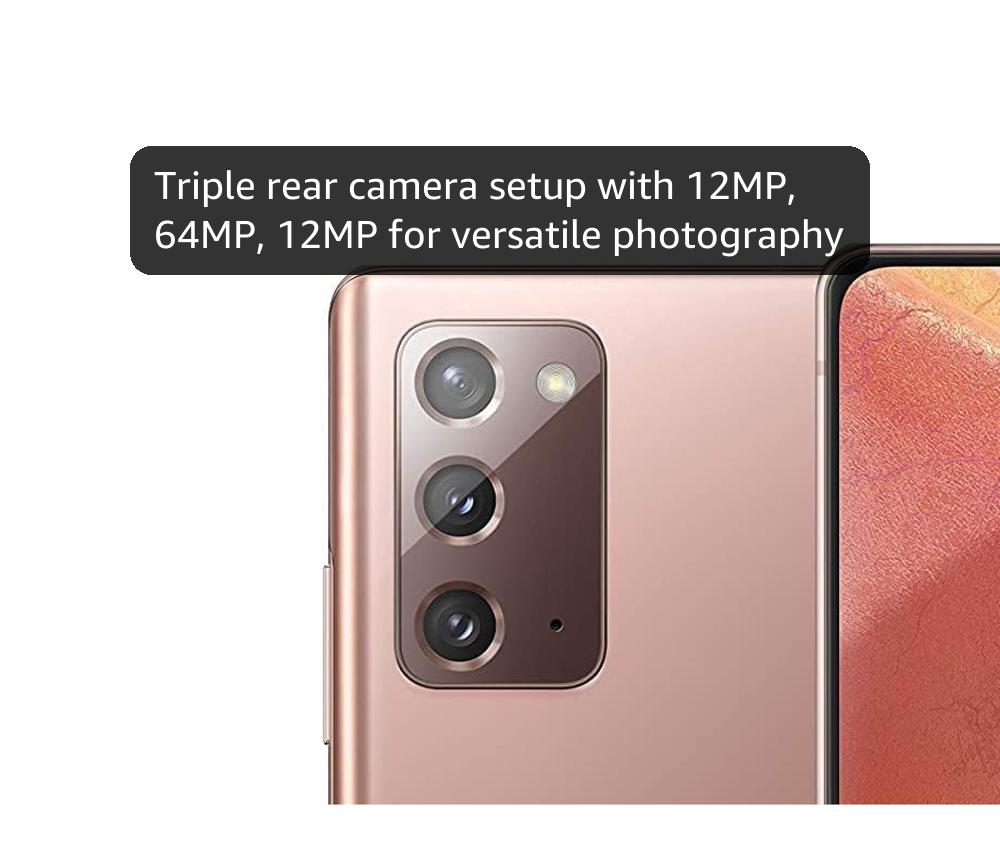 Amazon.com: Samsung 三星Galaxy Note 20 5G (128GB, 8GB) 7.7 吋