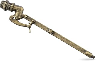 Grifo Flotador Guia Articulado 3/4" M6 para Depositos de Agua con Valvula de Nivel Automatica para Cisterna Tanques y Bebederos en Laton CW617N Universal Regulable FLUVIA